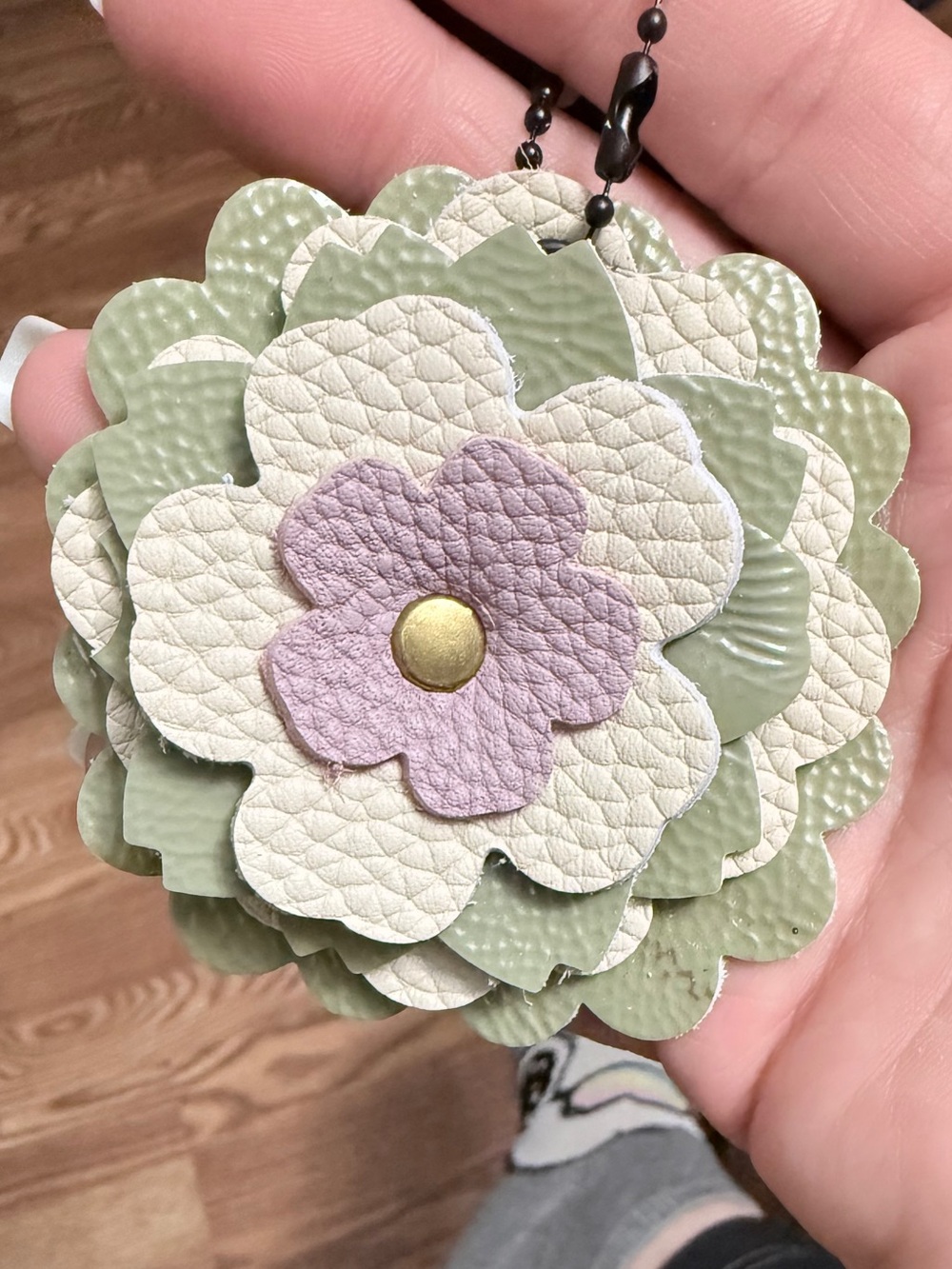 Handmade Floral Bag Charm